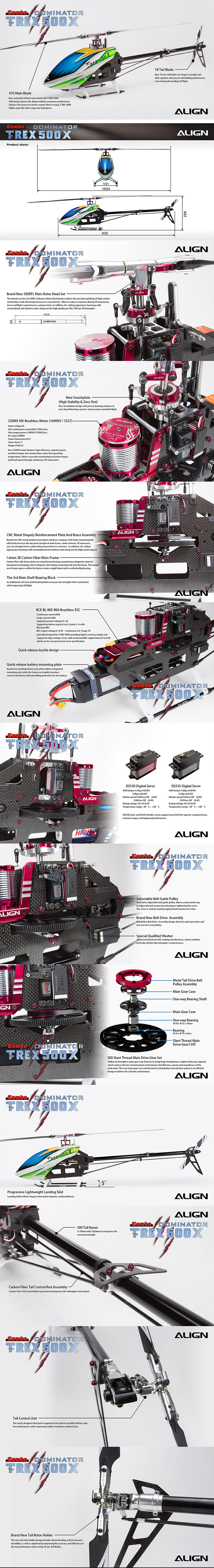 [˾ũ] RH50E18XW [ALIGN] T-Rex500X Super Combo(Belt Version) - , ӱ, ͽ 3,   1, ũκƮ ̷  3